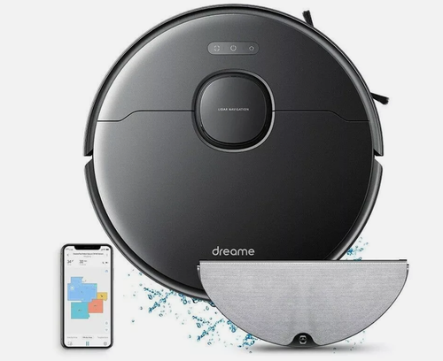 DREAM BOT L10 PRO ASPIRAPOLVERE LAVAPAVIMENTI ROBOT VACUUM AND MOP CLEANER NERO - Foto 2 di 5