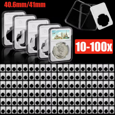 Lot Coin Slab Display Storage 41mm Casino Medallion Token Case SLAB Capsule