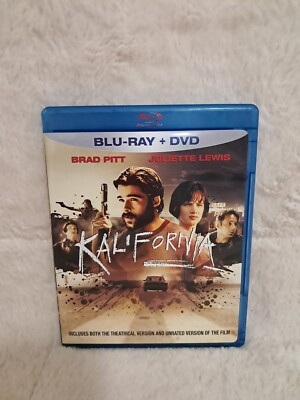 Kalifornia Blu-ray + DVD Theatrical/Unrated Version Brad Pitt, Juliette Lewis 