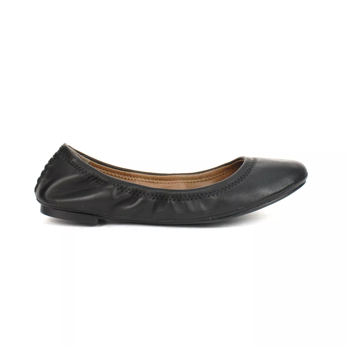 Lucky brand hotsell black leather flats