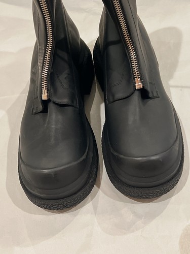 STUART WEITZMAN Charli Zip Sport Women's Black Leather Boots 7.5 - MSRP: $595.00 - Picture 9 of 15