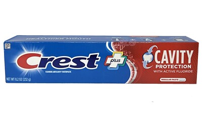 CREST CAVITY PROTECTION Fluoride Toothpaste Anticavity Pasta Dental 8.2oz 1-Pack