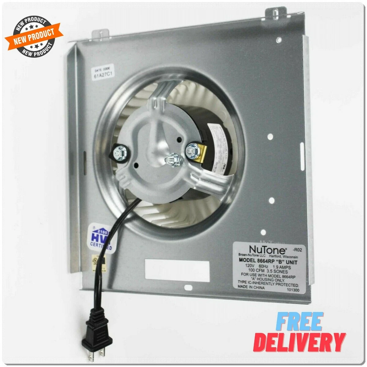 Bathroom Exhaust Fan Motor Assembly For NuTone 8814 8663 8673 C  