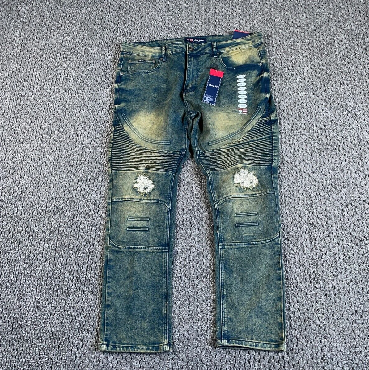 Moto biker jeans mens 2025