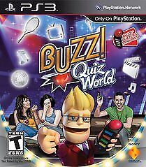 Buzz! Quiz World - Game Only - PlayStation 3 PS3 TESTED - Picture 1 of 1
