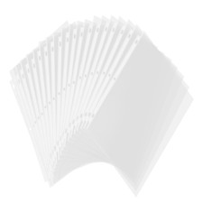 Standard Sheet Protectors Clear Polypropylene Durable Tear-Resistant 100 Count