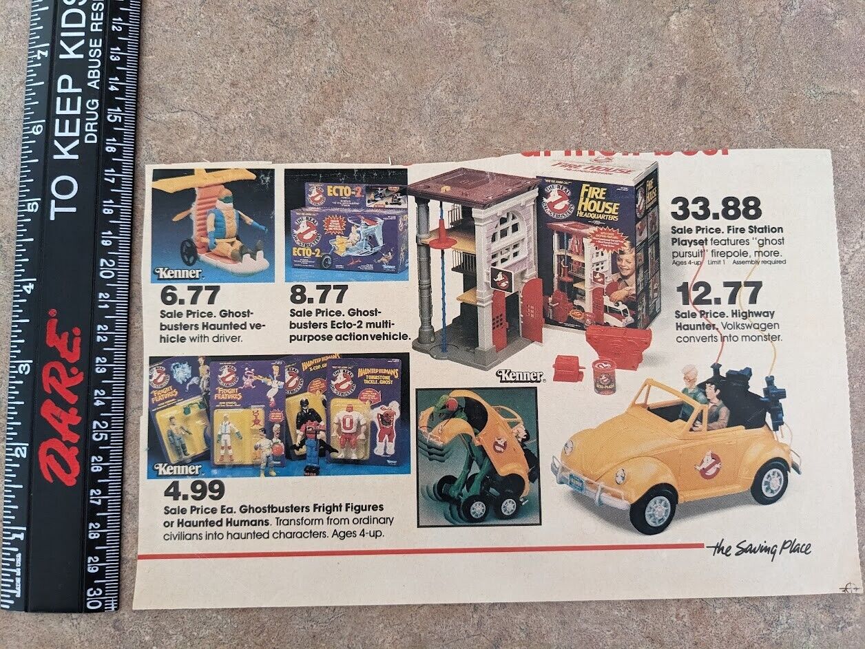 K-Mart Kenner Real Ghostbusters Advertisement Air Sickness Highway Haunter 1987