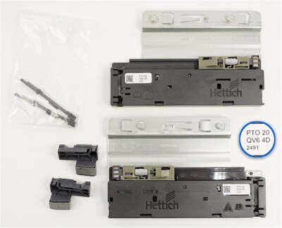 Hettich 9246315 Quadro Push to Open 40LB 250-600mm *OPEN BOX!*