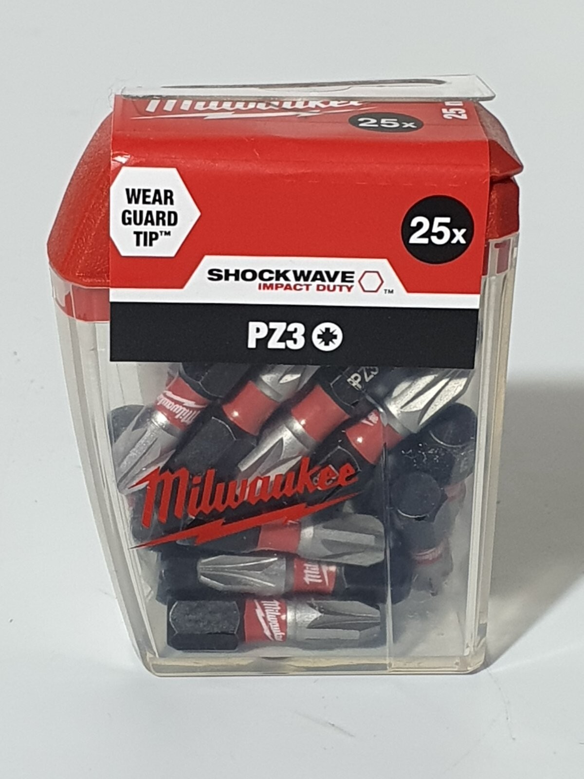 Milwaukee Schrauberbit SHOCKWAVE (25er Pack) PZ3 / 25 mm 4932430869