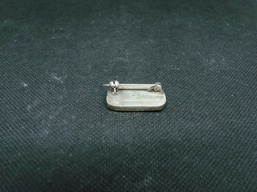 Vintage Sterling Silver Handmade Ancient Roman Glass Pin 925 1" long ! - Picture 3 of 3