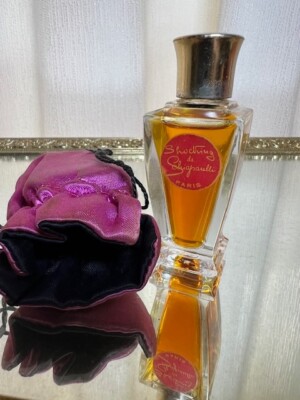 Shocking Schiaparelli extrait 10 ml. Vintage 1970s. Silk case． | eBay
