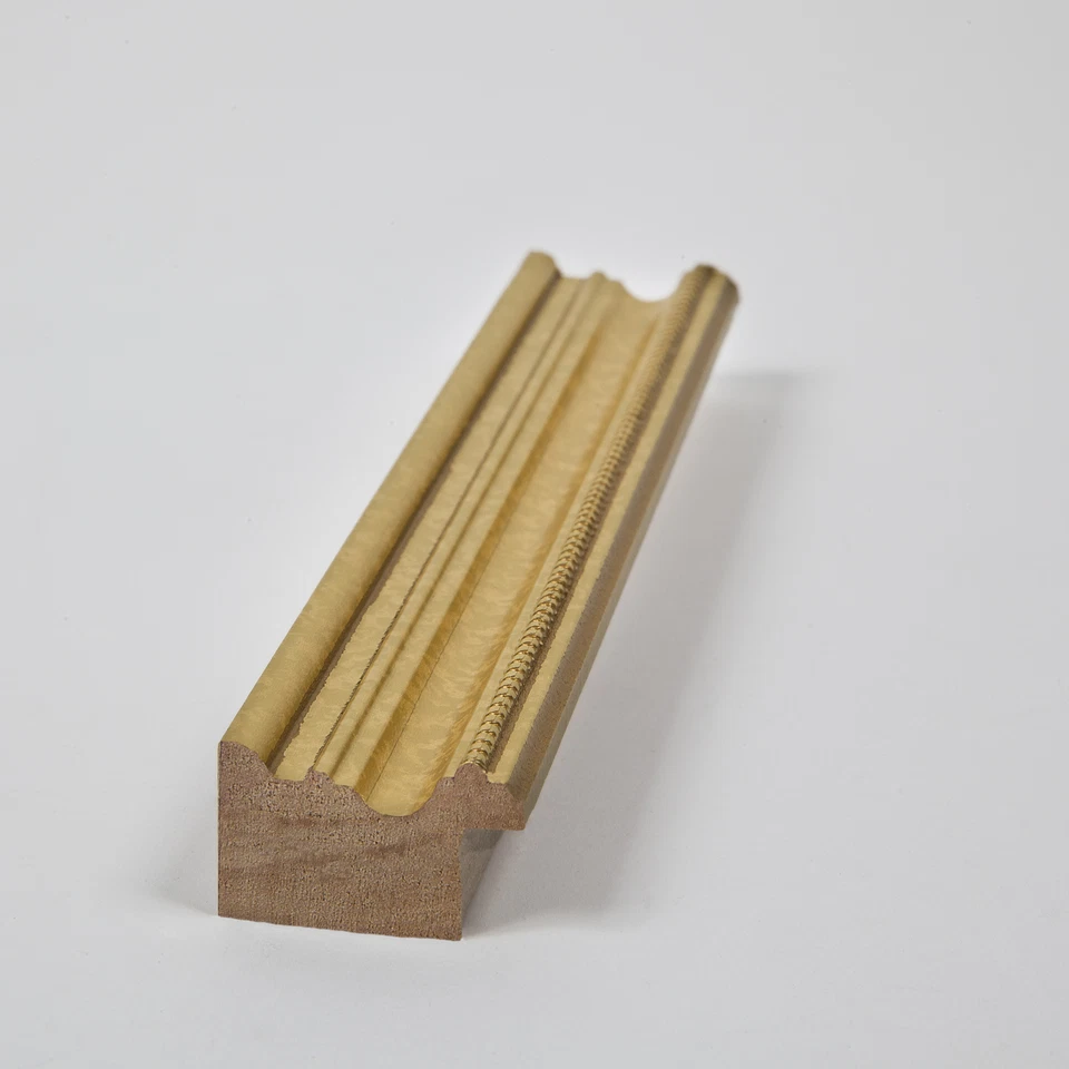 ArtToFrames Custom Picture Poster Frame  Gold Foil on Pine  1.25" Wide Wood - Image 3 of 4