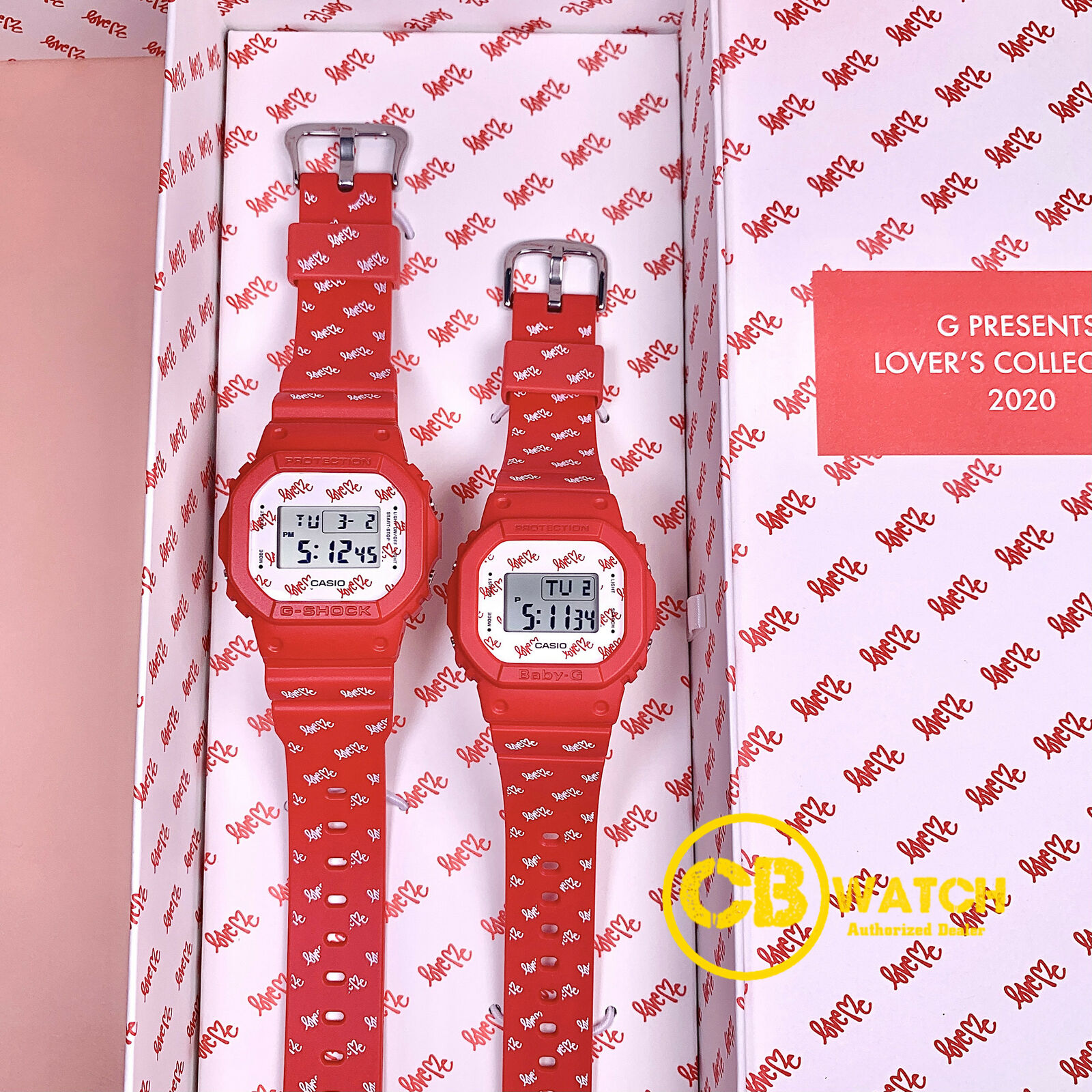 Casio G-Shock Baby-G G Presents Lover's Collection 2020 Red Watch