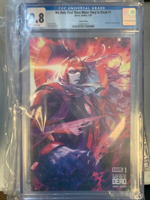 We Only Find Them When They're Dead 1 CGC 9.8 Infante Variant Cover Virgin Boom!