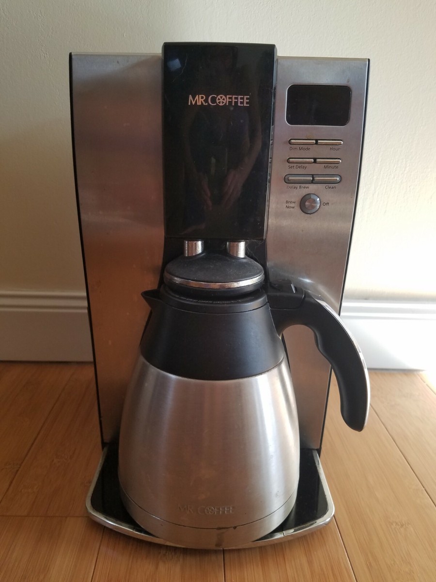 Coffee 10-Cup Coffee Maker with Thermal Carafe, Stainless-Steel/Black