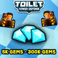 Toilet Tower Defense Roblox | TTD | 💎 5K 50K 100K 300K Gems | CHEAPEST & FASTER