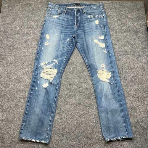 3x1 NYC Jeans Mens 36x32 Allman Denim Button fly Pants - Picture 2 of 12