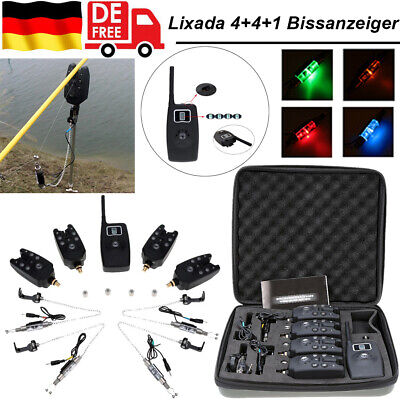 Lixada 4+4+1 LED Bissanzeiger Swinger Ton & Licht Bissmelder Pendel Hänger N4C8