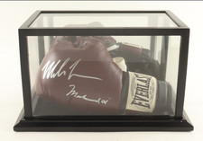 Mike Tyson Signed Vintage Everlast Muhammad Ali Model Glove With Display Case