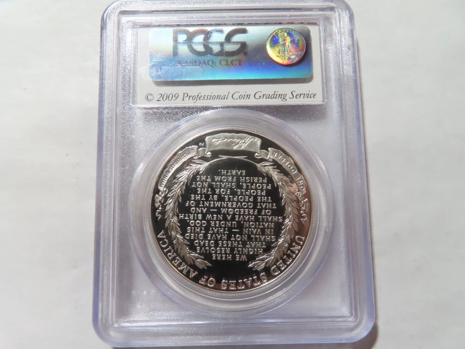 Q62 US 2009-P "Lincoln Bicentennial" SILVER Dollar PCGS PR-70DCAM - Image 2 of 2
