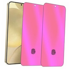 2 Pack Anti-Blue Privacy Screen Protector for Samsung Galaxy S24 / S25 Anti