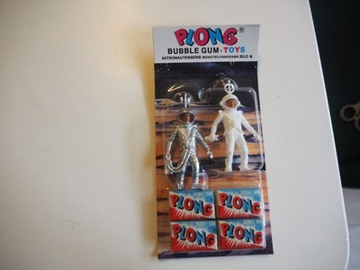 Plong Bubble Gum Toys Astronauten Bild 6, 70er Jahre OVP