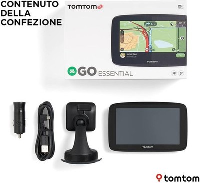 TomTom 1PN500210 Go Essential GPS Navigation Device - Black