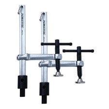 POWERTEC 2PK Welding Clamp with T-Handle &ndash; 8" Max Opening, 4" Throat Depth &ndash; Fit
