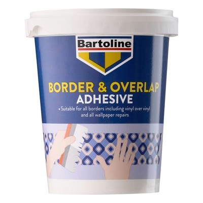 Bartoline Bordüre & Überlappungskleber High Grap Vinyl Bordüre Tapetenreparatur 500g