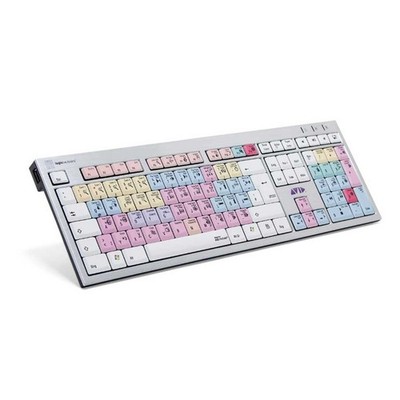 LogicKeyboard Slim-Line, PC Tastatur DE, Pro Tools, kompatibel mit Apple Zubehör