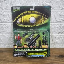 Godzilla Ultra Attack Animal Action Figure Vintage 1998 Trendmasters New Sealed