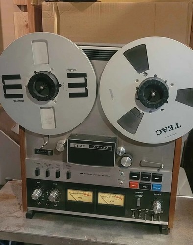 Teac A-6300 Reel To Reel With Rock And Roll Reel Included ! 
