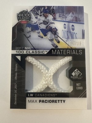 2018-19 SP Game Used - Max Pacioretty 100 Classic Materials 29/35 NHL # NNC-MP