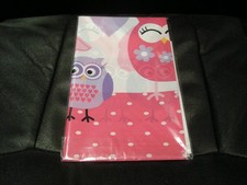 OWL PLASTIC TABLECLOTH 130cm x 180cm CHILDREN'S BIRTHDAY PARTY new in packaging