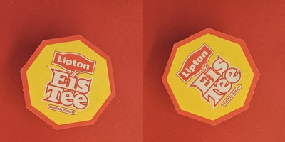 Lipton Eistee 8eckig Brauerei Bierdeckel Bier