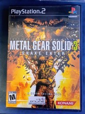 Metal Gear Solid 3: Snake Eater (Sony PlayStation 2, 2004) CIB (Great Condition)