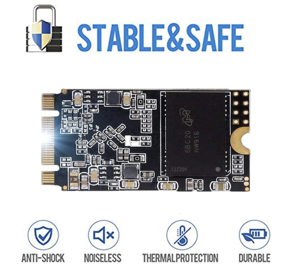 Dogfish – M.2 2242 SSD 250GB NGFF intern, Solid State Drive Festplatte 22x42mm - Bild 4 von 4