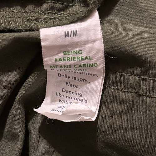 Aerie Women’s Medium Pants Cargo Wide Leg 100% Cotton Straight Baggy Relaxed Fit - Bild 6 von 12