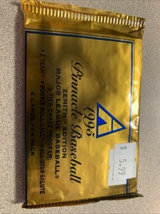 1995 Pinnacle Baseball Card Pack Zenith Edition - Factory Sealed - Vintage🔥👑🏆