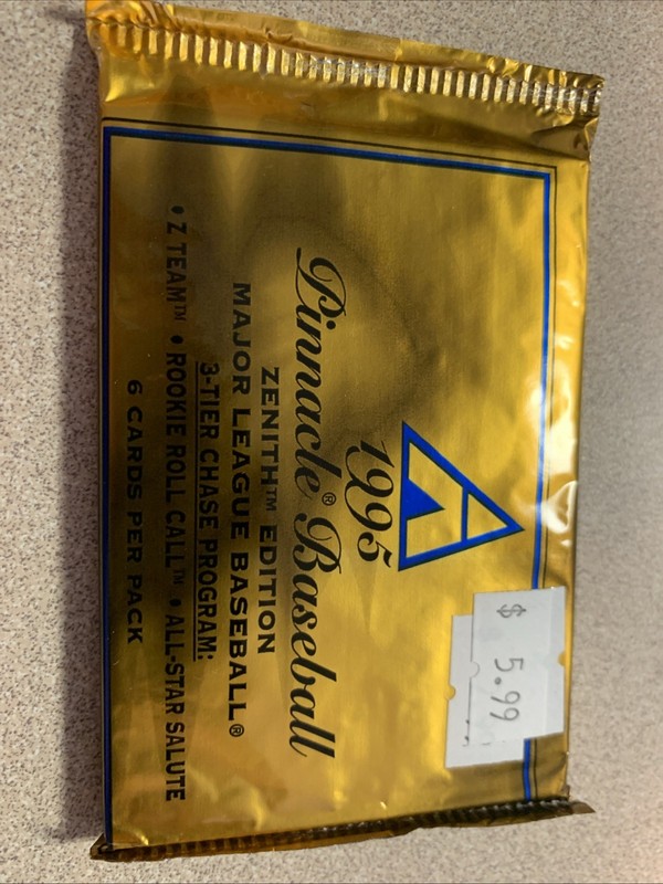 1995 Pinnacle Baseball Card Pack Zenith Edition - Factory Sealed - Vintage🔥👑🏆