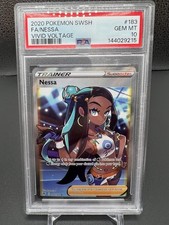 2020 POKEMON SWORD & SHIELD VIVID VOLTAGE #183 FULL ART/NESSA PSA 10 on eBay