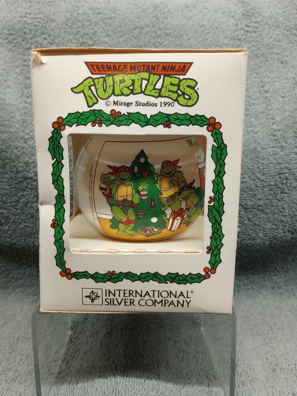 Vintage 1990 Teenage Mutant Ninja Turtle Christmas Ornament TMNT