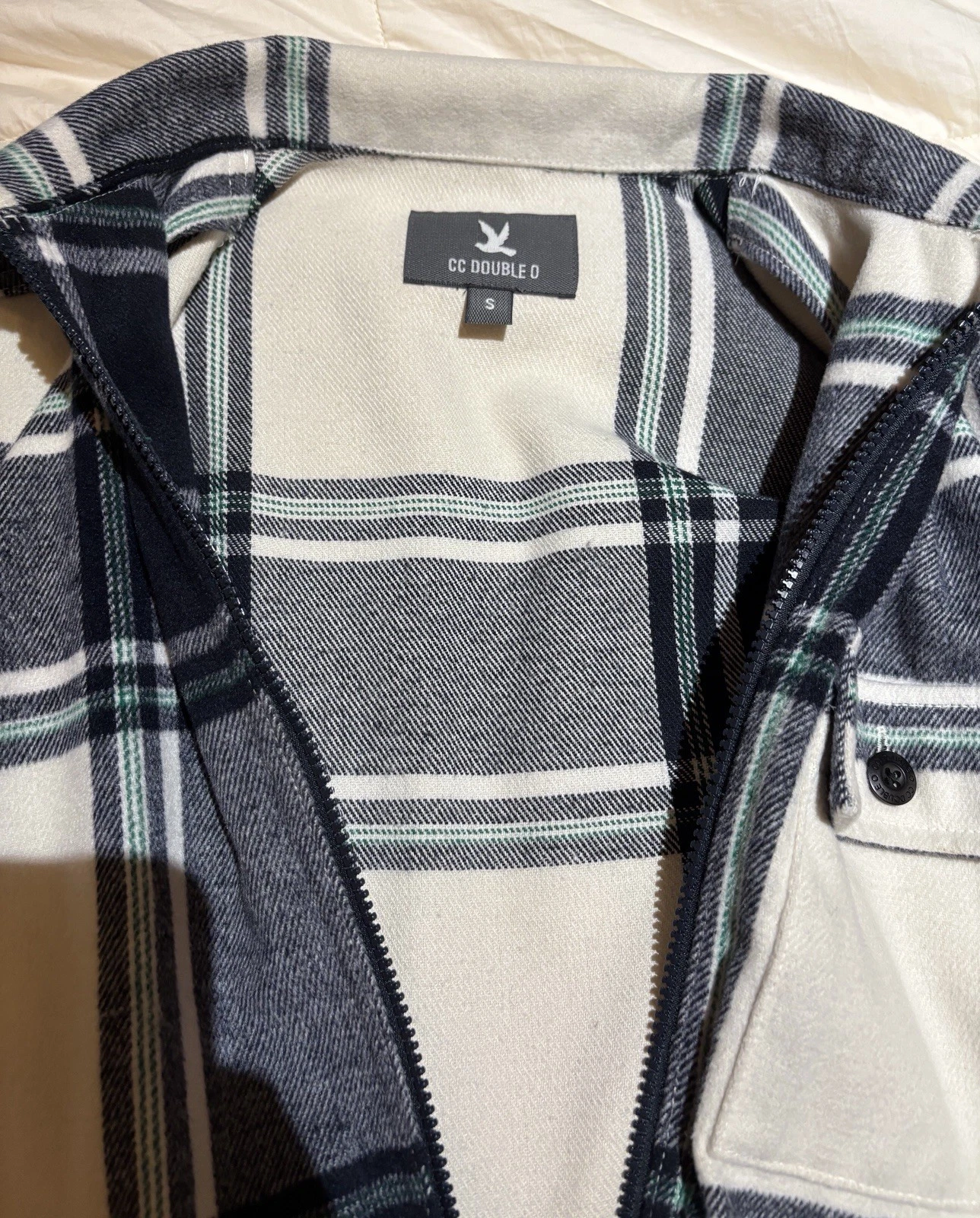 CC DOUBLE O plaid jacket - men’s small, relaxed fit - from Thailand image 6
