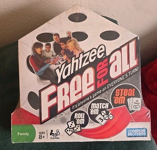 Parker Brothers Yahtzee Free For All Game Sealed