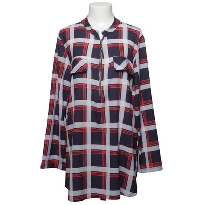Styleboom, Tunika, Größe: XXL, Blau/Rot/Weiß, Elasthan/Polyester, Damen #PI8