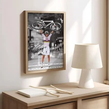 Tadej Pogacar Cycling Champion Poster Bike Racing Wall Art Sports Decor