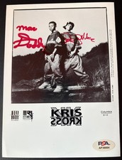 KRIS KROS CHRIS KELLY CHRIS SMITH SIGNED AUTOGRAPHED 5X7 PHOTO GROUP RARE PSA C