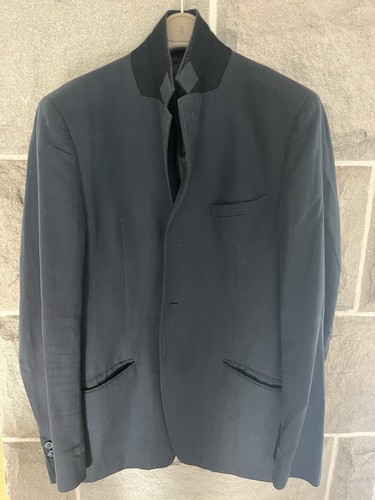 MARGIELA MENS Blazer 52 - Brushed Cotton Made In Italy Steel Grey