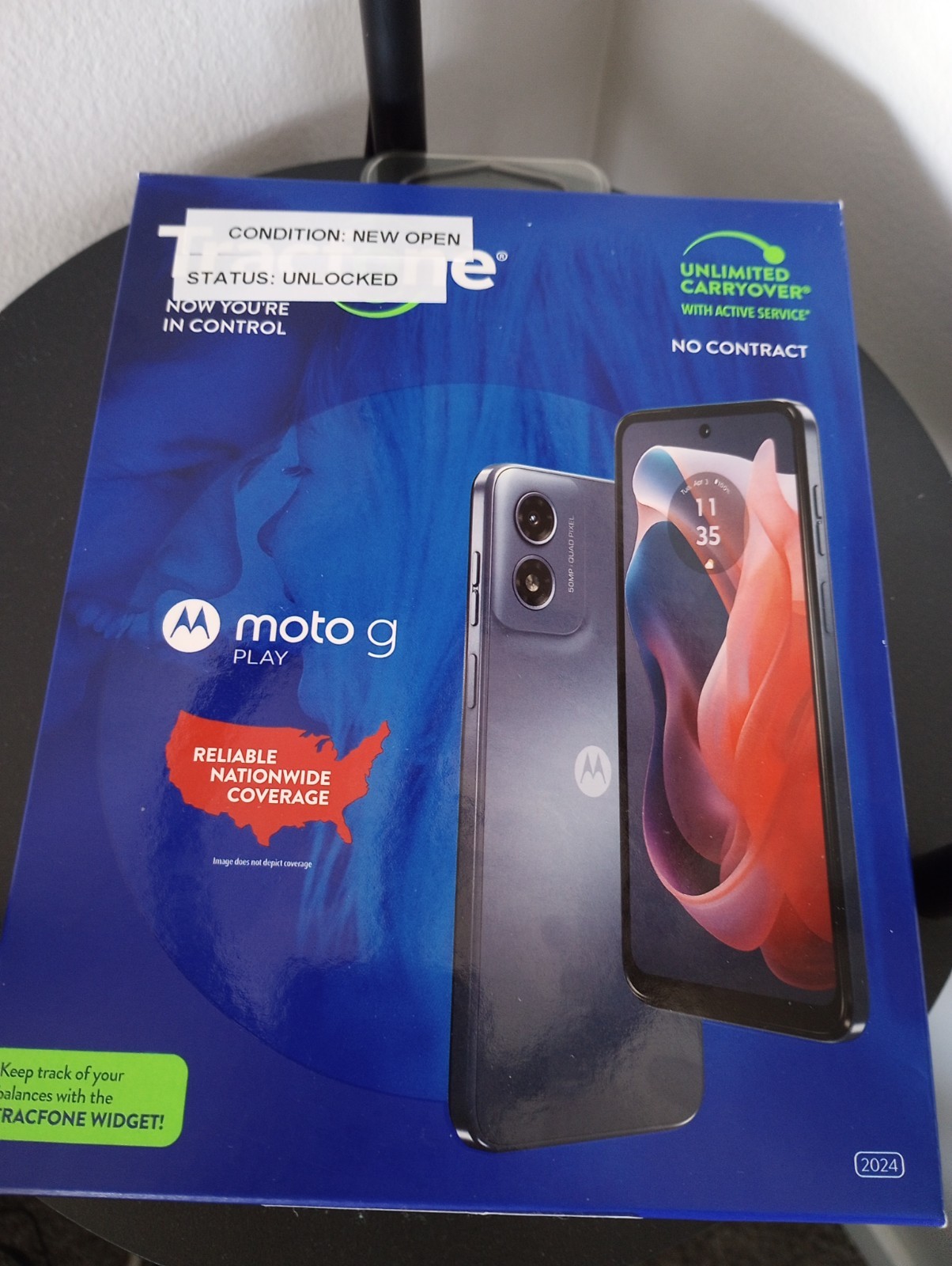 Motorola Moto G Play 2024 64GB/4GB 6.5" Unlocked 100% Battery Verizon T-Mobile 
