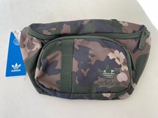 Adidas Camo Waist Bag in Collegiate Green - IJ5048 - Unisex - BNWT